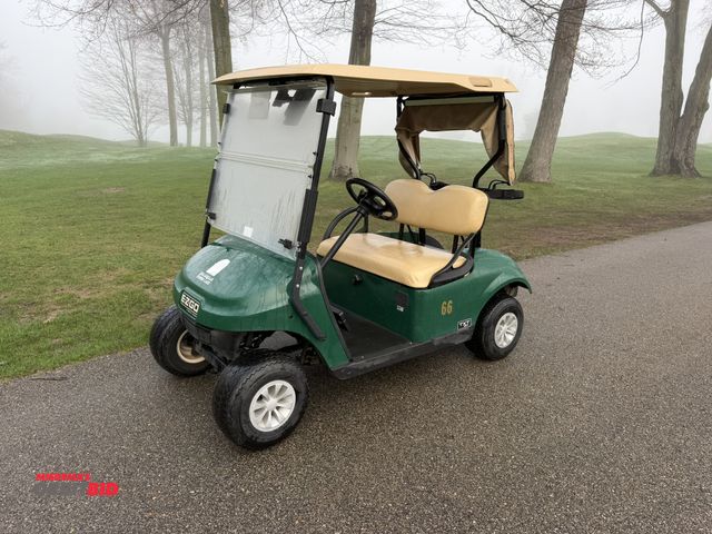 Lot 1-19368 - (1) 2019 E-Z-Go EFI golf cart with a Kawasaki gas engine, model 657061G01, includes canopy, fold-dow...