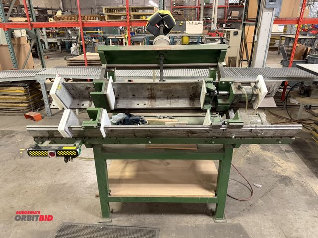 Lot 1-17507 - (1) Stromab pneumatic clamping table, 72" arms, Air-Mite, model SC3400, palm button control, mounted...