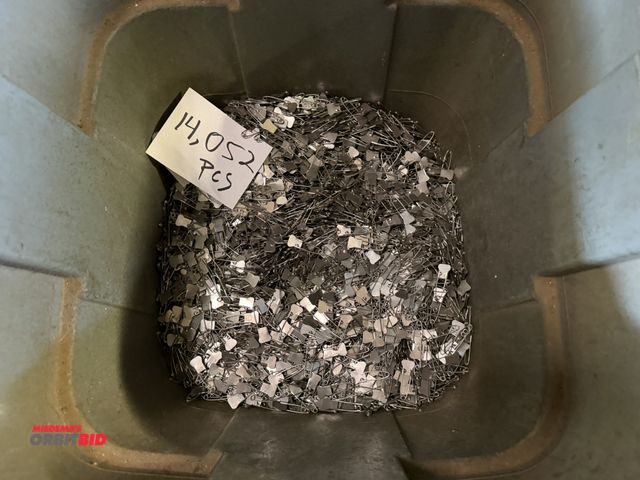 Lot 1-18852 - Lot of approx. (14,052) stainless steel Alrites marking safety pins.