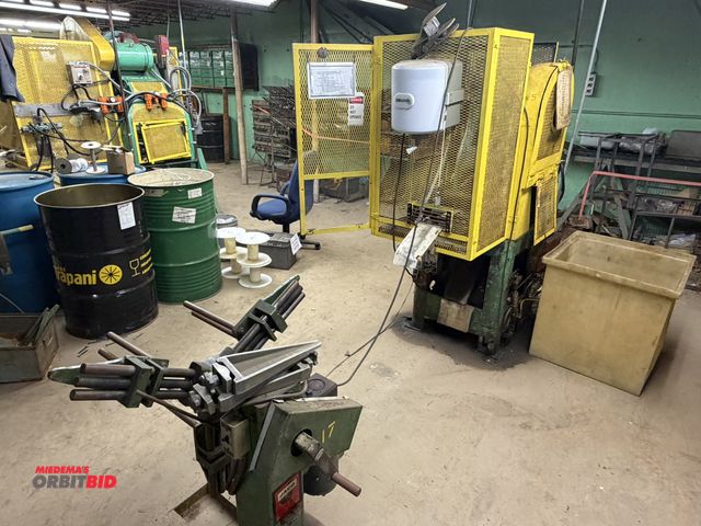 Lot 1-18475 - (1) Diebel Press 8-ton, 2" stroke, 50 to 250 strokes per minute, 6" shut height, includes wire feed,...
