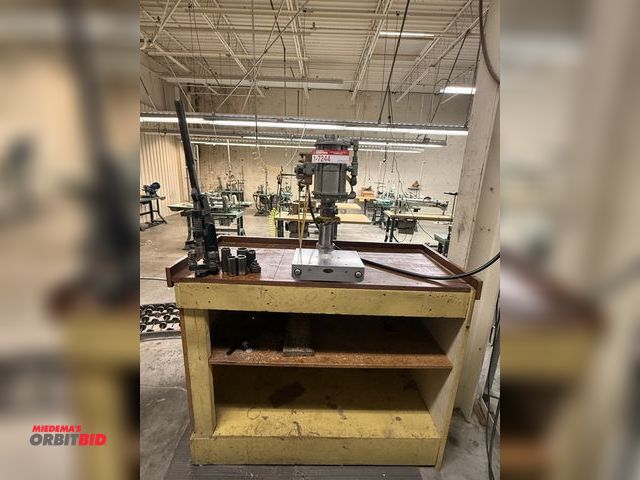 Lot 1-7244 - (1) Defiance Button Machine 37P-101 Equipped W/ Air-Mite Pneumatic Cylinder To Include (1) Osborne N...