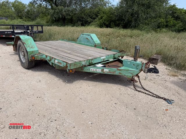 Lot 1-9466 - 2008 Unknown, Tilt Trailer, single axle, 12' long x 80" wide, steel construction, jack stand, ball h...