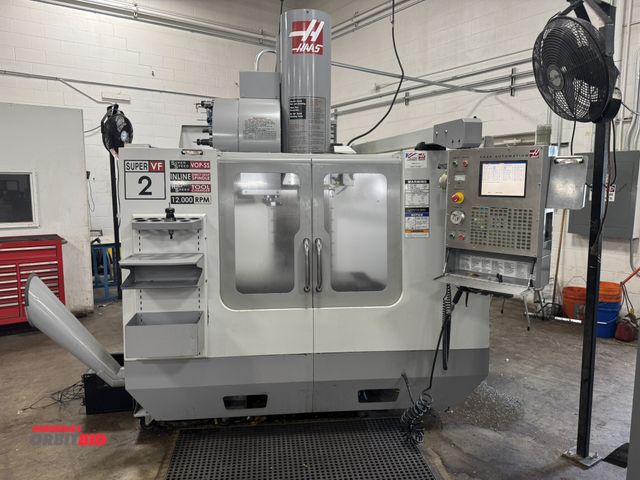 Lot 1-2437 - (1) 2006 Haas VF-2SS VF 2 super speed vertical machining center, 40-taper spindle, X travel 30", Y t...