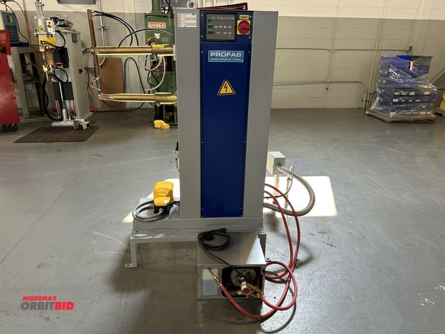 Lot 1-17929 - (1) 2022 Profab (PPI), model BSP226RFPX 1700 EC0, 25-KVA, 81 amp, spot welder with 19" throat, foot ...