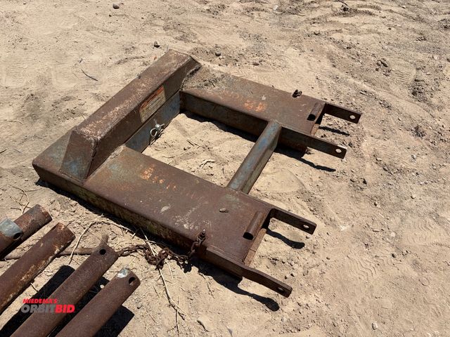 Lot 1-18260 - (1) Haugen universal forklift / telehandler lift hook, lifting capacity unknown