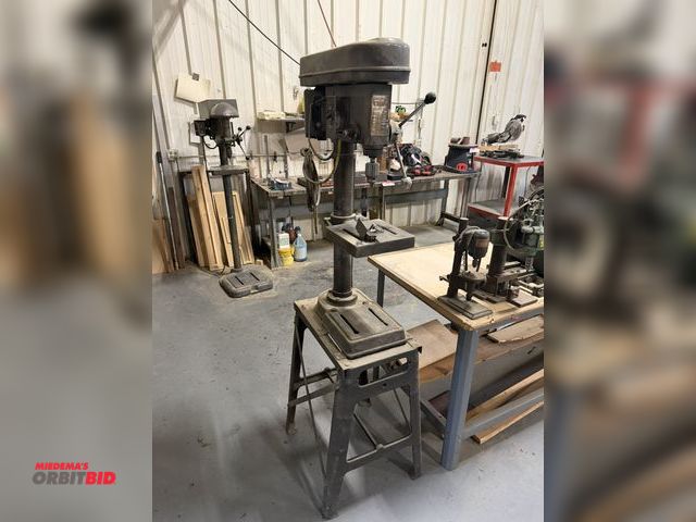 Lot 1-18566 - (1) Continental Ulticut heavy duty drill press, model DP-14-500, 12-speed, 9.5" x 9.5" table, manual...