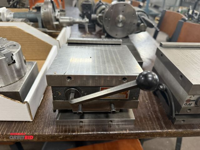 Lot 1-12370 - (1) 6" x 6" hinged magnetic sine plate.