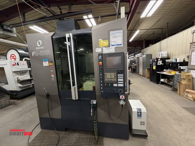 Lot 1-1639 - 2015 Makino F5-5XR CNC Vertical Machining Center 5-Axis, 20000-RPM, 30-Position Automatic Tool Chang...