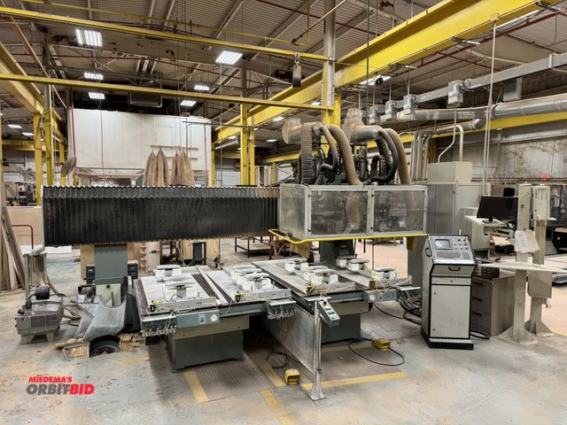 Lot 1-17027 - 1995 CMS NC-P.F./102-2TCU Router (1) 1995 CMS, model NC-P.F./102-2TCU Router, CNC, X-travel 141.7", ...