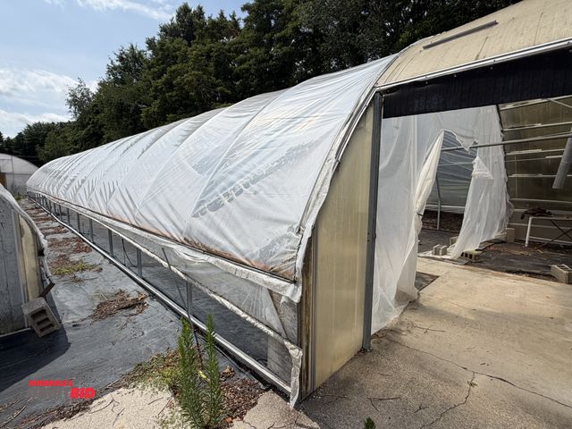 Lot 1-9985 - (1) 30' wide x 106' long greenhouse, no end wall on north wall of greenhouse, manual steel roll up s...