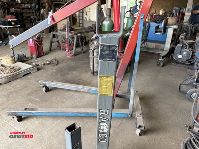 Lot 1-18224 - (1) Ramco truck mount hydraulic jib crane arm, model RH5000, S/N 7159, does not include hydraulic ja...