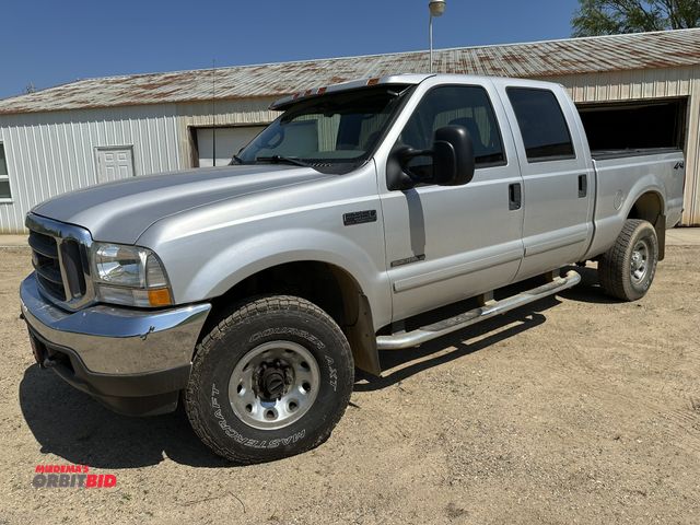 Lot 1-17568 - 2002 Ford F-350 XLT Crew Cab Pickup Truck Super Duty, 4-door, 4-WD, diesel pickup truck with a 7.3 l...