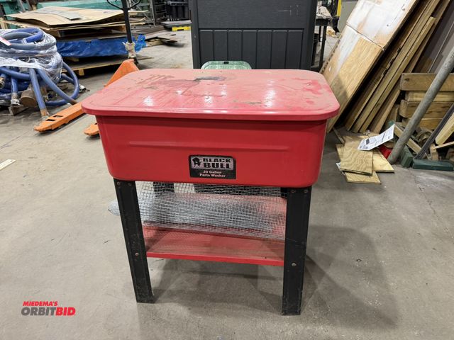 Lot 1-18679 - (1) Black Bull 20-gallon parts washer, 115V, working condition unknown.