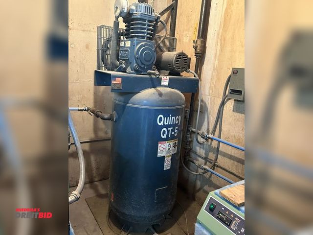 Lot 1-17684 - (1) Quincy, model 150935A712, approx. 80 gallon capacity vertical air compressor, S/N 5094796, 3 pha...