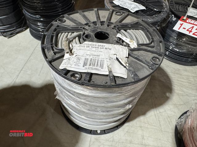 Lot 1-4265 - (1) 500' spool of #10 THHN, gray.