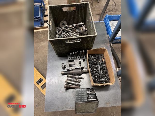 Lot 1-3603 - End Mills, Drills, Tool Holders, Bolts, &amp; More