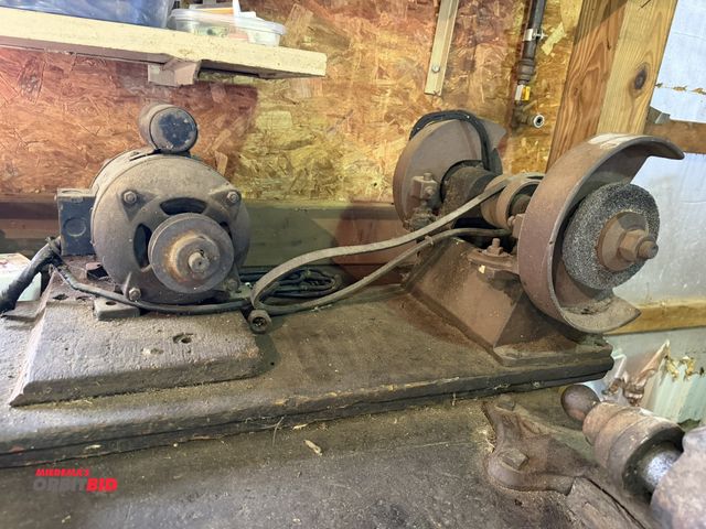 Lot 1-12334 - (1) electric powered dual bench grinder, up to 6", 120V.
