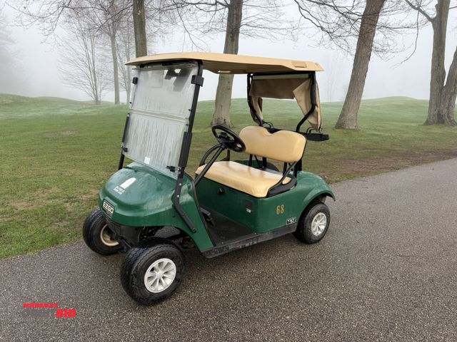 Lot 1-19359 - (1) 2019 E-Z-Go EFI golf cart with a Kawasaki gas engine, model 657061G01, includes canopy, fold-dow...