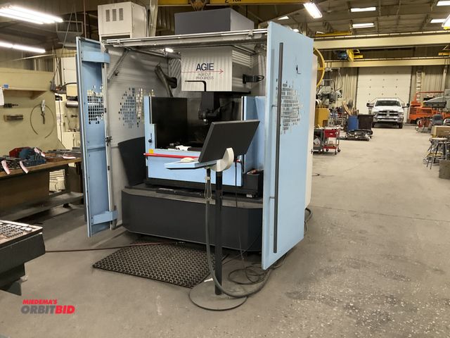 Lot 1-11365 - Agiecut Progress 3 EDM. In working condition. 3 x 400 volt,60Hz frequency, 33.5” x 21.5” work surfac...