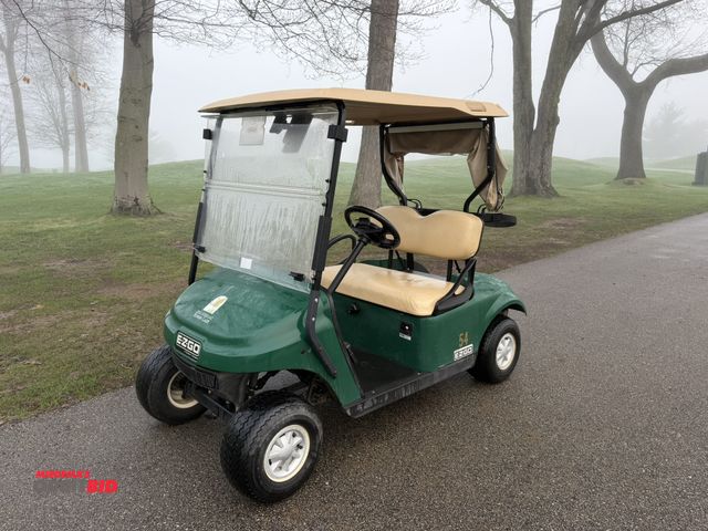 Lot 1-19345 - (1) 2017 E-Z-Go golf cart with a Kawasaki gas engine, model 625111G01, includes canopy, ball cover, ...