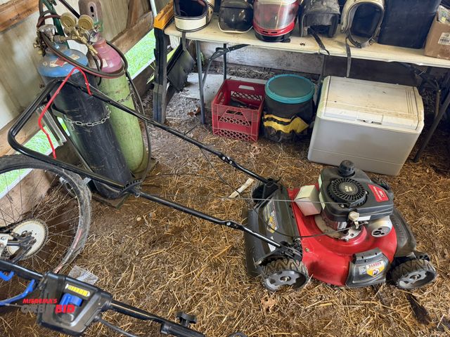 Lot 1-8502 - (1) Craftsman M105, 140cc, gas powered lawn mower, engine pulls through and has compression.