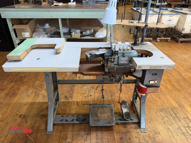 Lot 1-4695 - (1) Juki, model MO-804, Class 0D6, commercial sewing machine with power table, 1/2 HP, 3 phase motor...