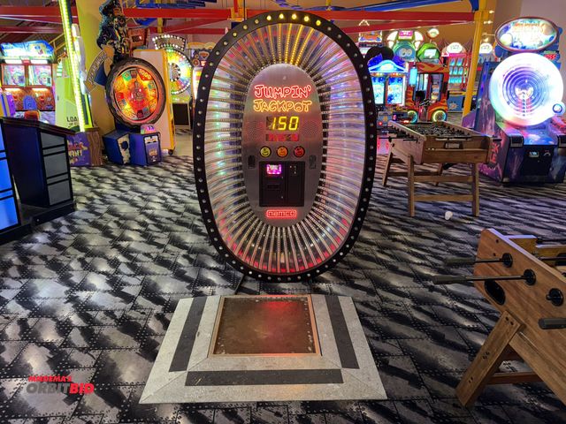 Lot 1-11208 - (1) Jumpin' Jackpot game by Namco, 115V, electronic style payment, includes key and jumping pad, no ...