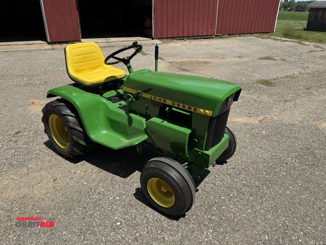 Lot 1-3208 - John Deere 110 Lawn Tractor, rear hitch, rear sleeve, variable speed, restored, Kohler 10 HP, SN: 26...