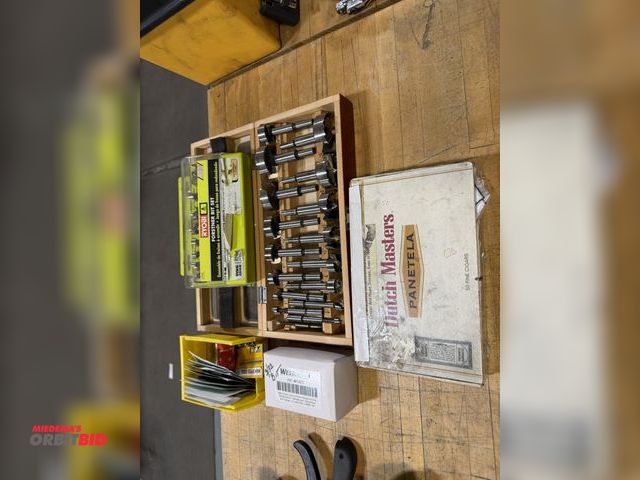 Lot 1-18872 - Large lot of assorted router bits, drill bits, and much more.