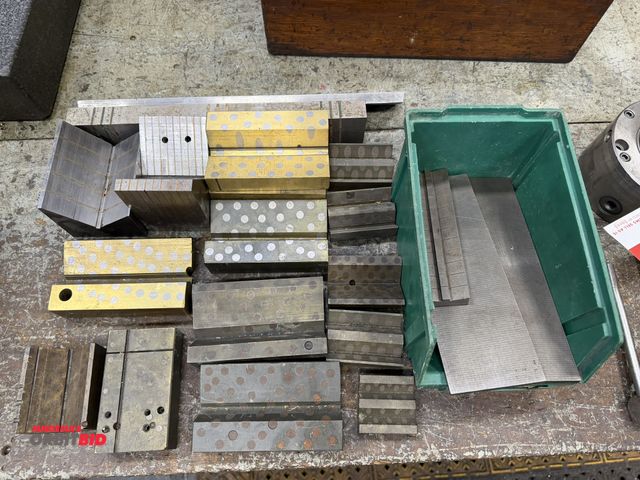 Lot 1-10136 - Large lot of assorted V blocks, and miscellaneous other tooling.