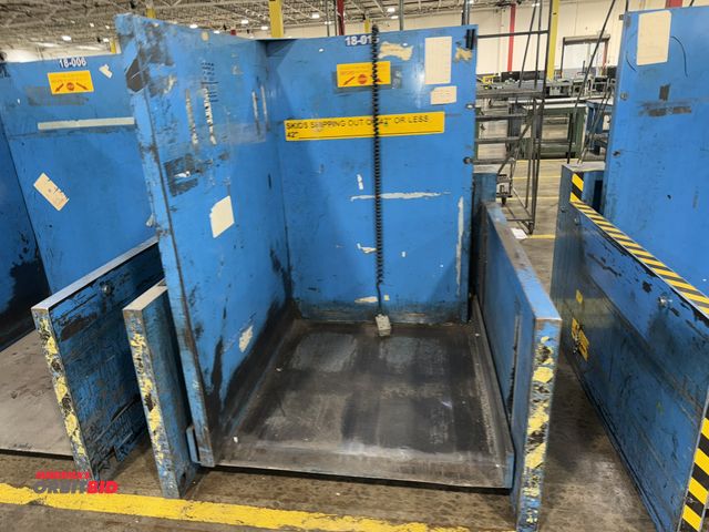 Lot 1-5177 - (1) Lift Products, Inc., 110V, 1000 lb. capacity skid lift with hand held pendant.