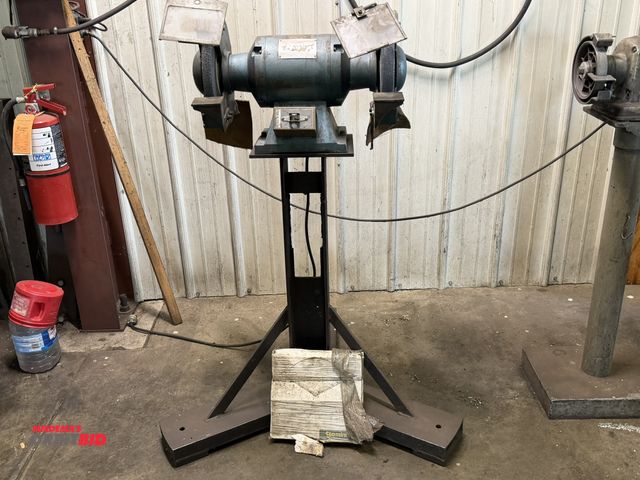Lot 1-6288 - (1) 1981 Jet, model BG-10, 10" bench grinder, with a 120V, single phase electric motor, in working c...
