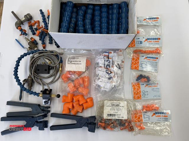 Lot 1-6164 - Large lot of assorted Loc-Line components.