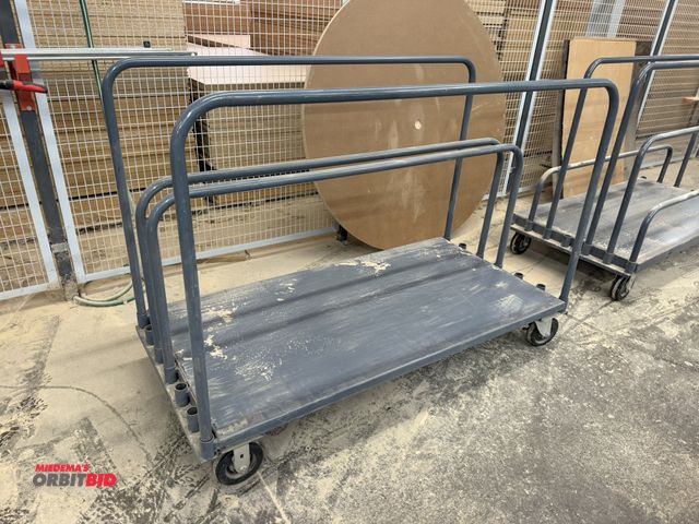 Lot 1-16542 - (1) Jamco product cart, 60" x 30" with removable handles.