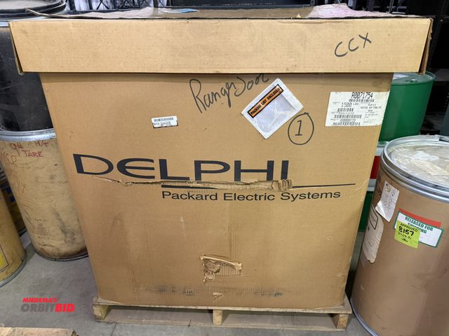 Lot 1-15881 - (1) approx. 1500 lb. cardboard gondola of modified heat stabilized black nylon bead material, tag sh...