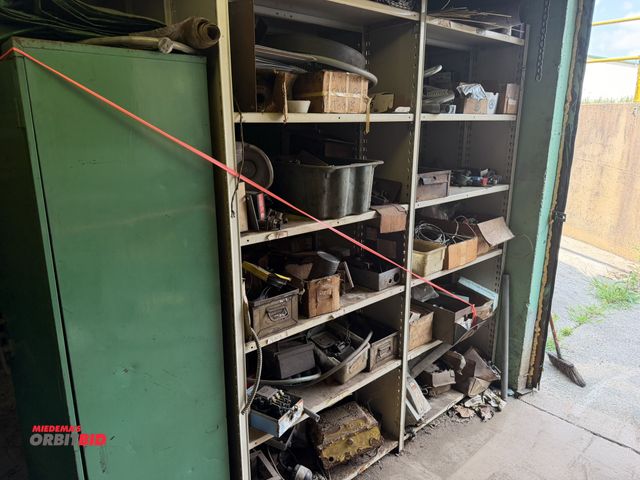 Lot 1-18498 - (1) steel rack, approx. 74" long x 36" deep x 84" tall, with contents of electrical conduit, connect...