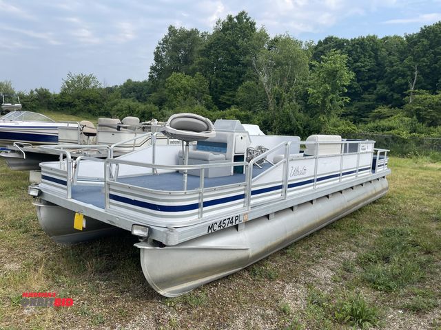 Lot 1-6608 - (1) 1992 24' Harris Flotebote Ultra Light, VIN HAMP1584A292, 2016 Evinrude GBCXM0053220, 50 HP outbo...