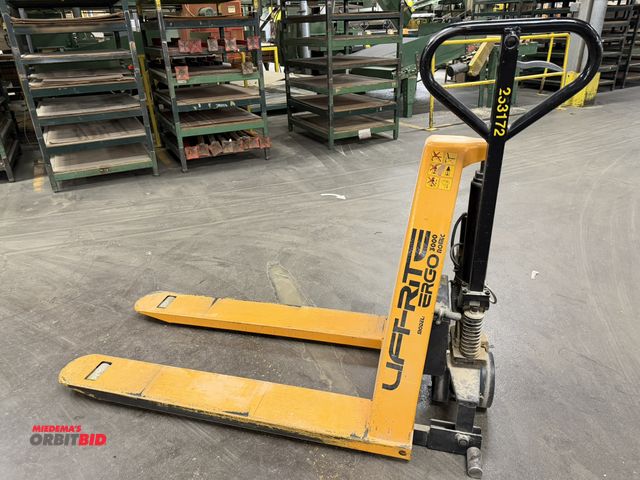 Lot 1-16898 - (1) Lift-Rite, model Ergo-Lift RG30E, 3000 lb. capacity, 12V, internal chargers, 48" x 7" wide forks...
