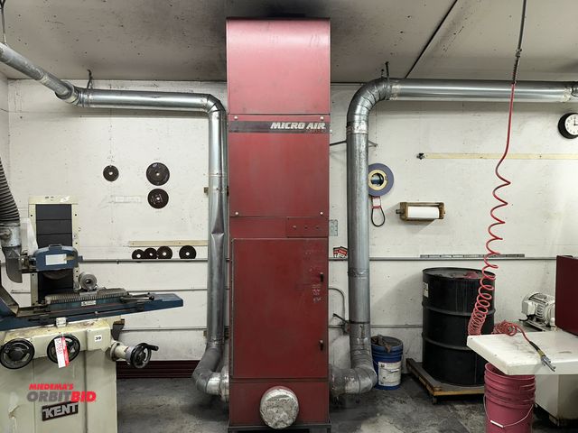 Lot 1-17758 - (1) Micro Air, model OM3510, dust collection unit (220/440V, 3 phase input), includes 6" diameter du...