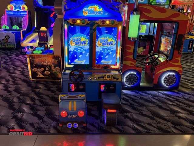 Lot 1-11241 - (1) 2018 Guangdong Unis Technology, model C419, duo drive kid's arcade style game, automobile and mo...