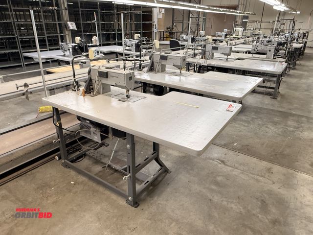 Lot 1-7218 - Lot Of (2) Durkopp Adler Sewing Machine Equipped W/ Elka V 720 Digital Display; Foot Pedal Operation...