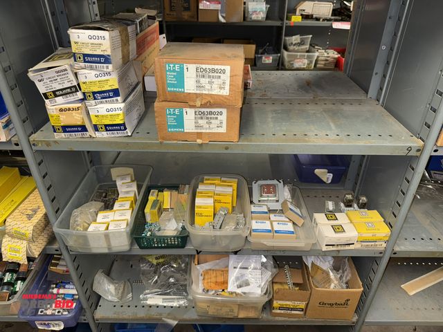 Lot 1-6408 - Large lot of assorted grounding blocks, bars, terminals, ground clips, and much more.