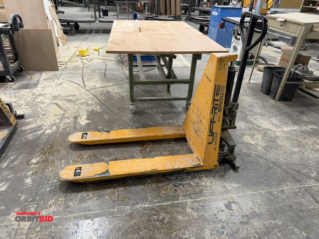 Lot 1-16421 - (1) Lift-Rite, model ERGO3000 Nomic (RG30E), pallet jack, 3000 lb. capacity, max. lift height of 31....