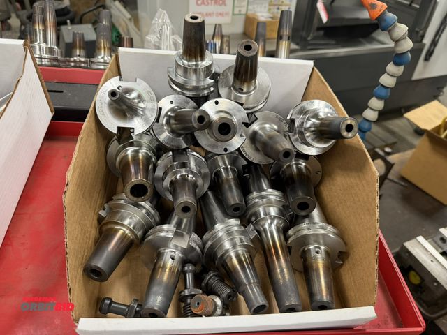 Lot 1-1939 - Lot of (16) Cat 50 shrink fit tool holders.