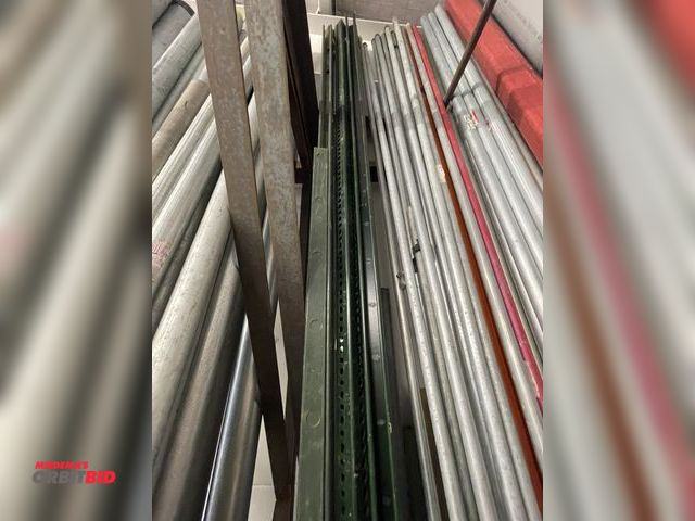 Lot 1-6160 - Lot of (10) assorted Unistrut B-Line A158, 1.5" x 1.5" right angle, (5) 1/2" x 10' pieces of tie rod...