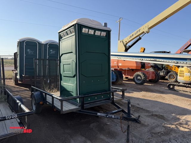 Lot 1-18167 - 2016 Carryon Trailers 6X8GW2KPT Utility Trailer single axle, 76" x 8' steel frame wood load bed, ste...