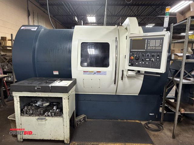 Lot 1-11013 - (1) 2019 Johnford, model SL-500A, CNC turning center with 20" swing, 6.5" diameter, 8000 RPM through...