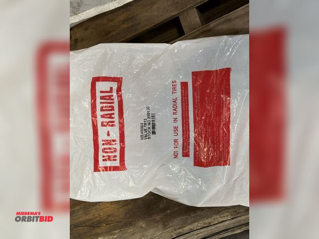 Lot 1-1210 - (1) RubberMaster Plus, size 410/350-6 non-radial inner tube.