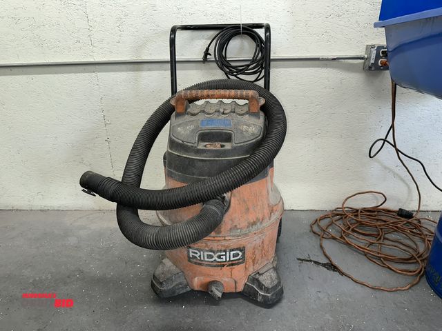 Lot 1-17787 - (1) Ridgid 16 gallon capacity-6.5 peak HP, wet/dry vac with hose only, no other attachments, working...