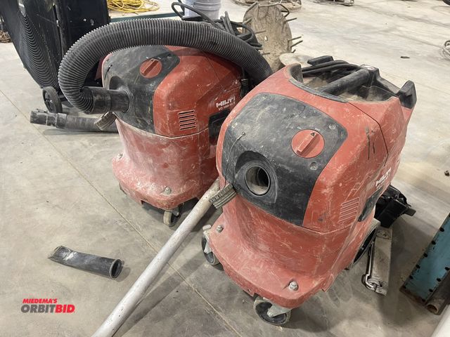 Lot 1-18862 - (2) Hilti VC150-10x HEPA style construction vacuums.